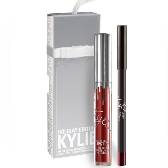 Kylie Holiday Edition Matte Liquid Lipstick & Lip Liner - Picture 2 of 4